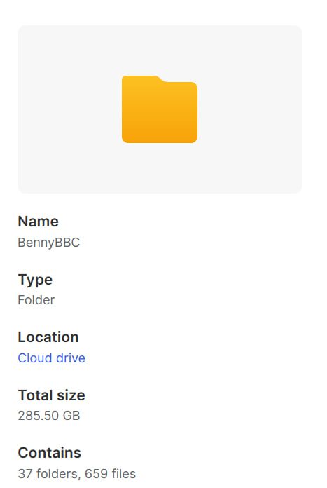 BennyBBC Collection - 285.50 GB
