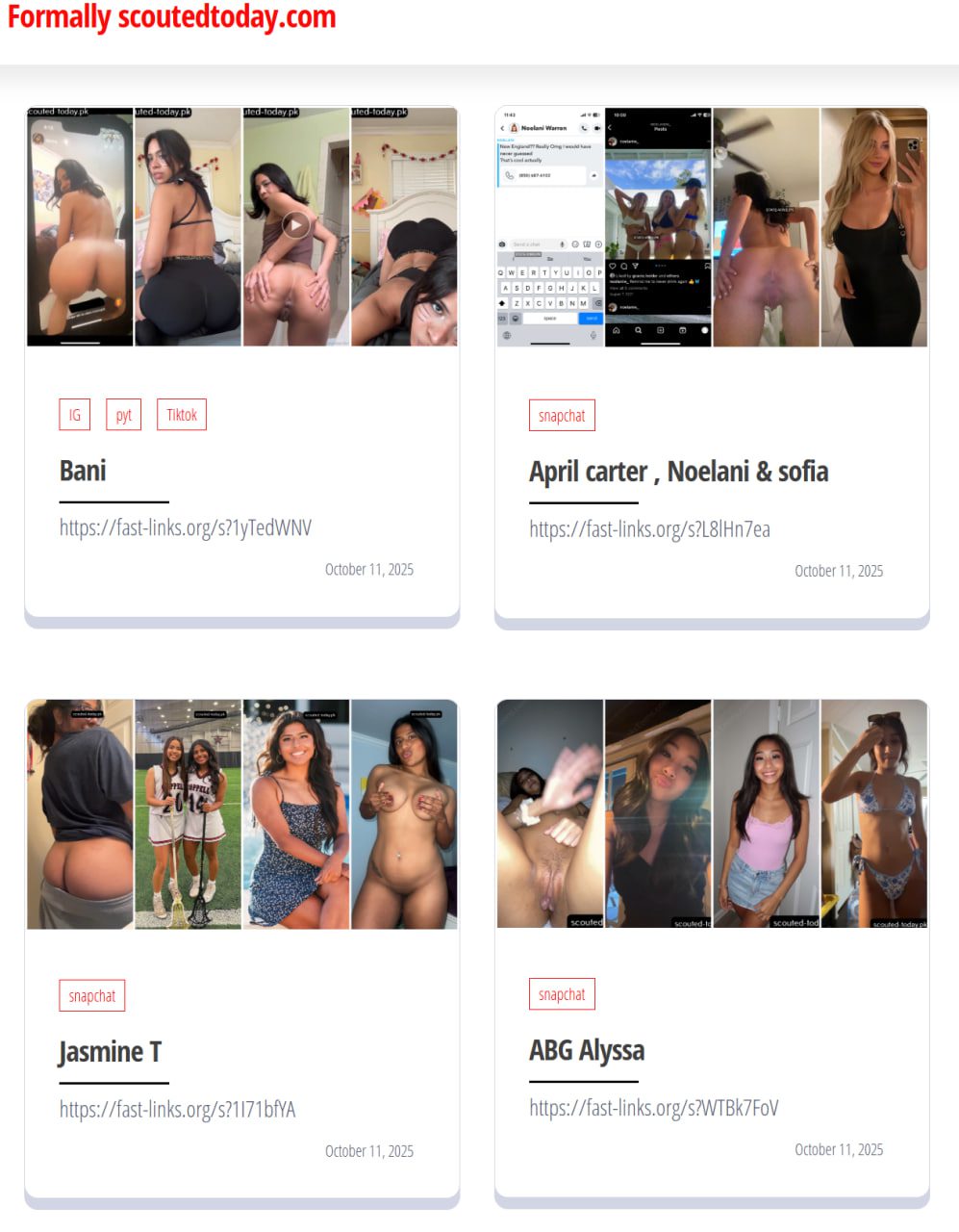 Scouted-Today Collection – 585.67 GB